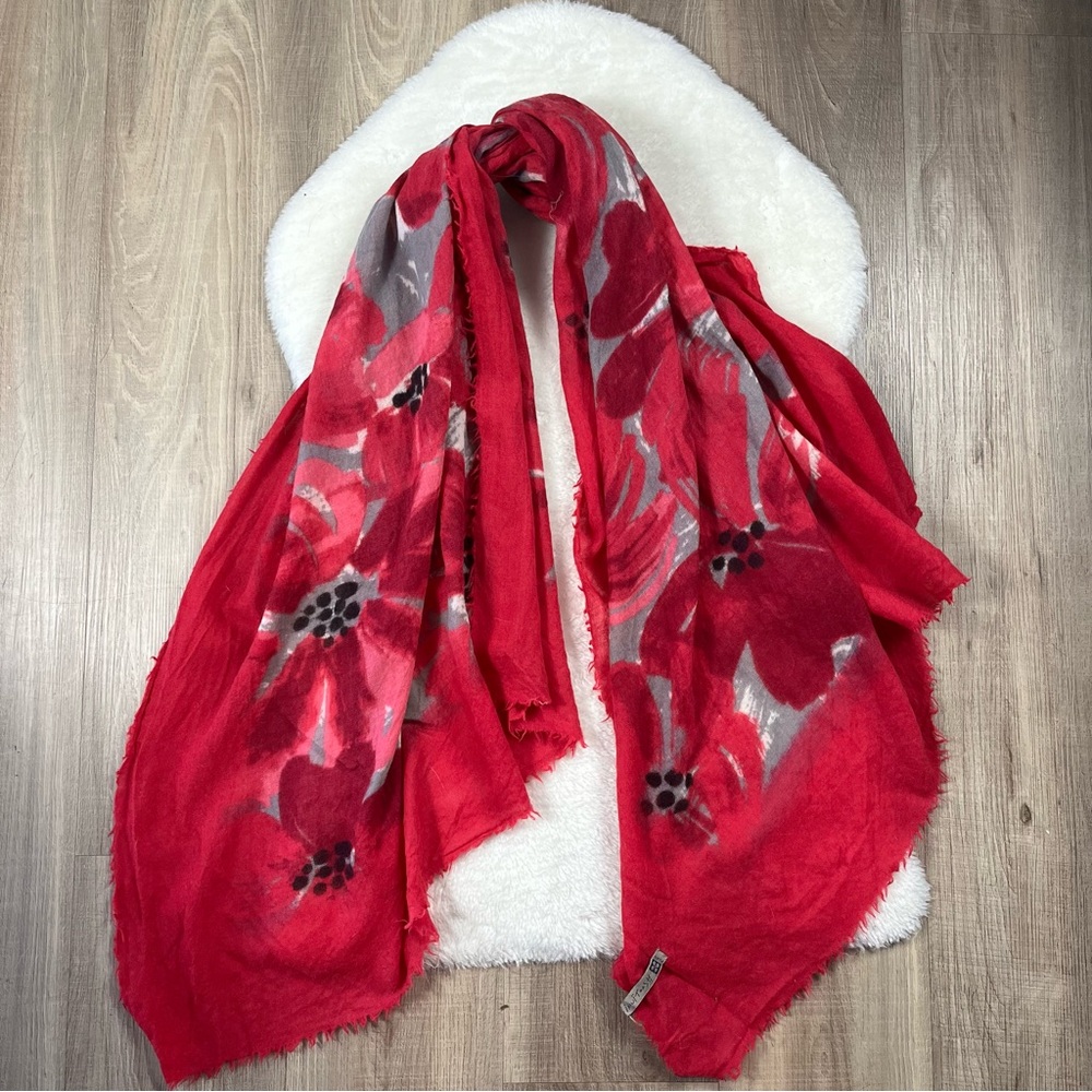 Inouitoosh floral wool scarf